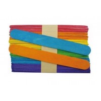 PAUS DE GELADO CORES 50 UNIDADES